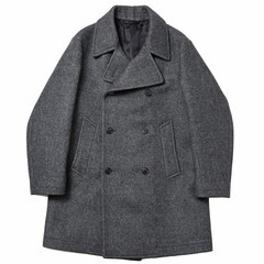 HEUGN（ユーゲン）Albert WINE TWEED ウールツィードバルカラーコート