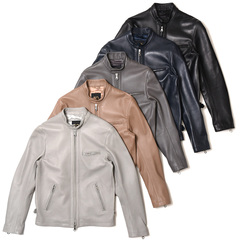 Cinquanta（チンクアンタ）ゴートスエードスタンドカラーシングル