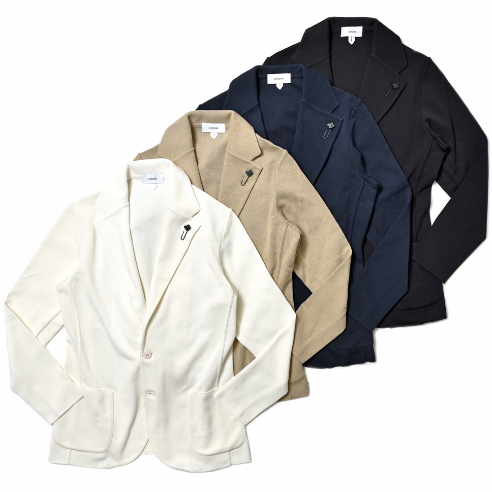 LARDINI（ラルディーニ）コットンミラノリブニットジャケット LJM56