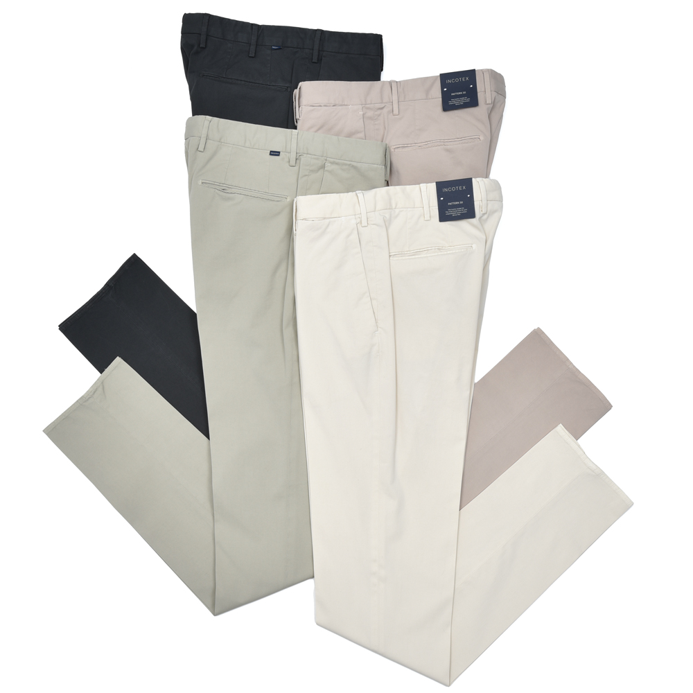 SALE】INCOTEX（インコテックス）コットンストレッチスリムフィット