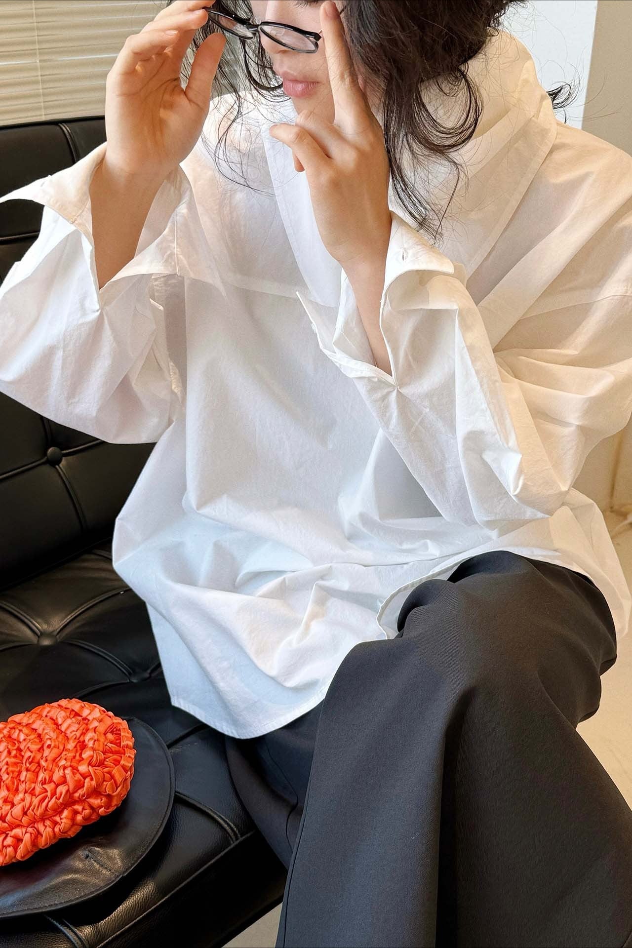 ヘドメイナー 2021aw スカーフシャツ HED MAYNER ヘドメイナー