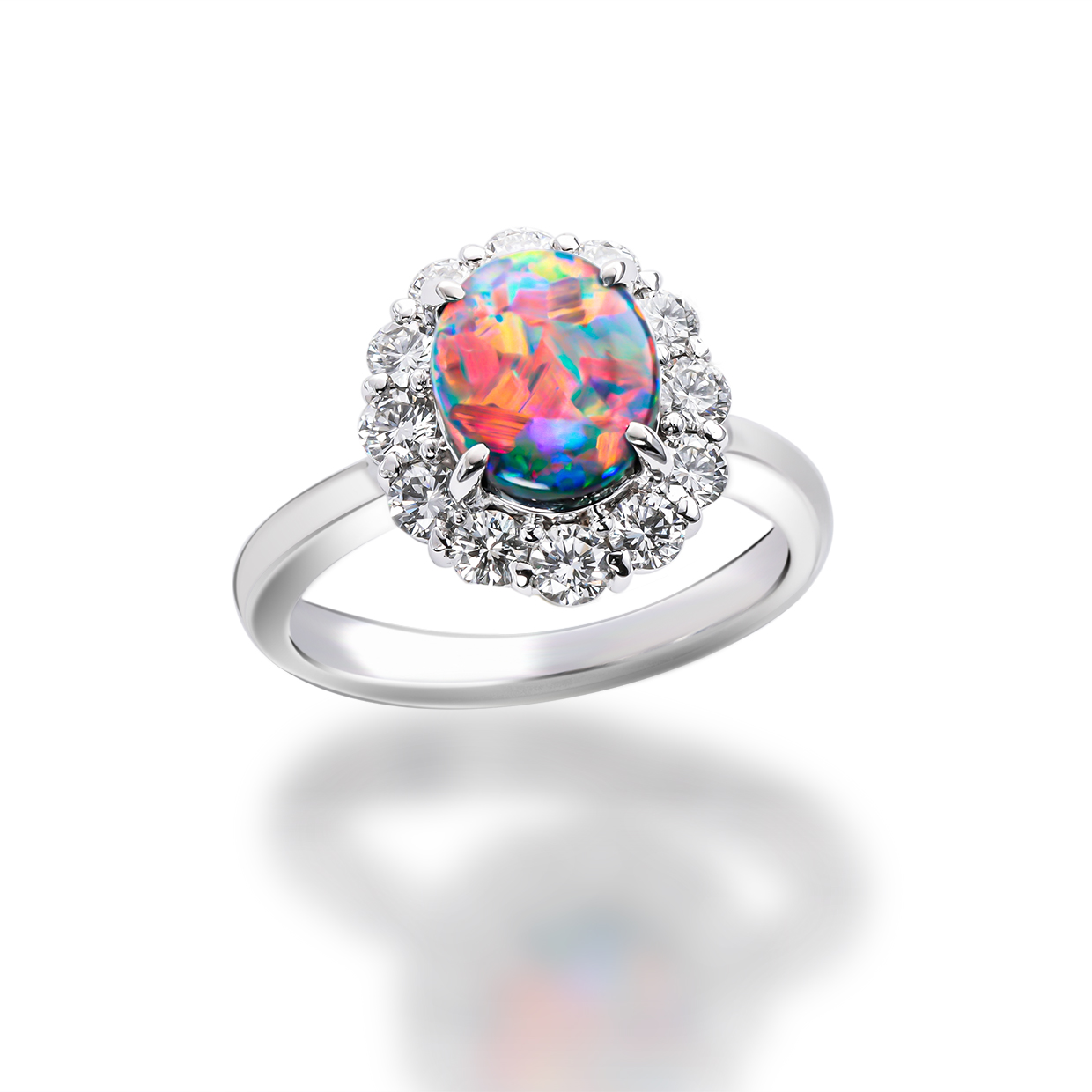 HANAJIMA ONLINE SHOP / ブラックオパールリング