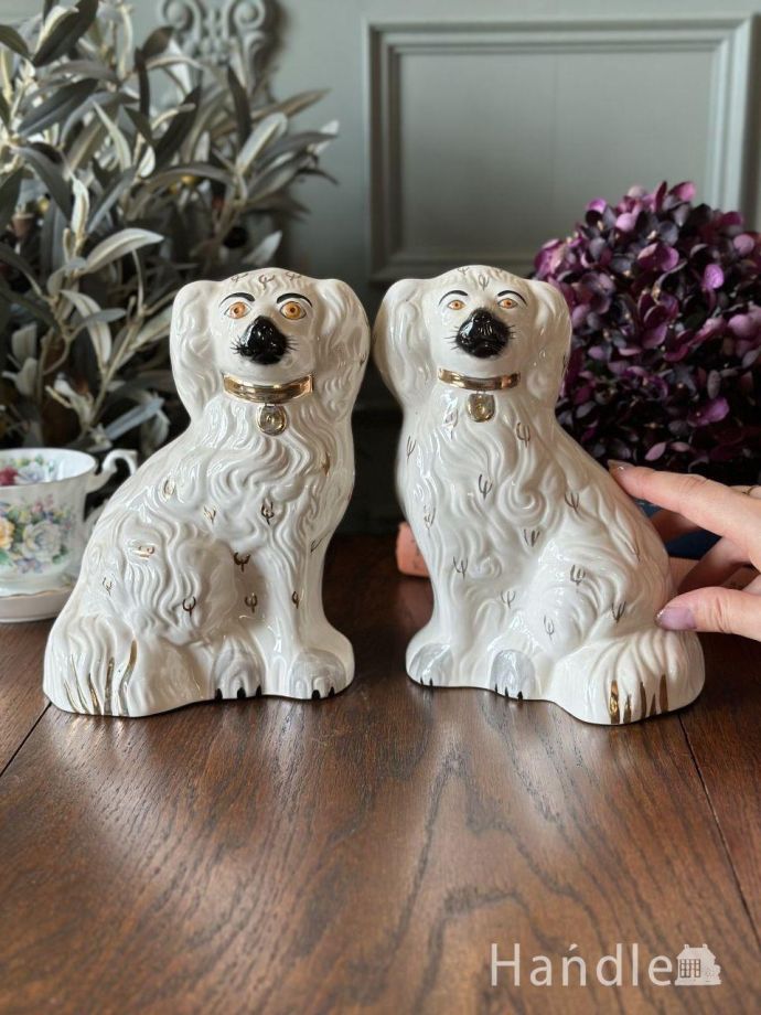 イギリスから届いたアンティーク陶磁器、BESWICKのスタッフォード