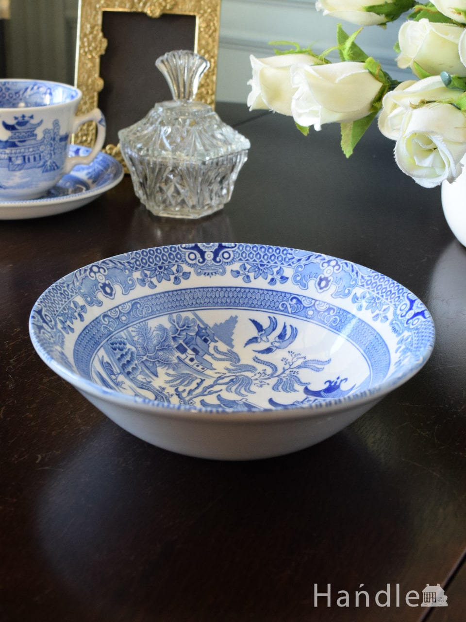 バーレイ社のおしゃれな食器、トーキーブルーウィローパターンの