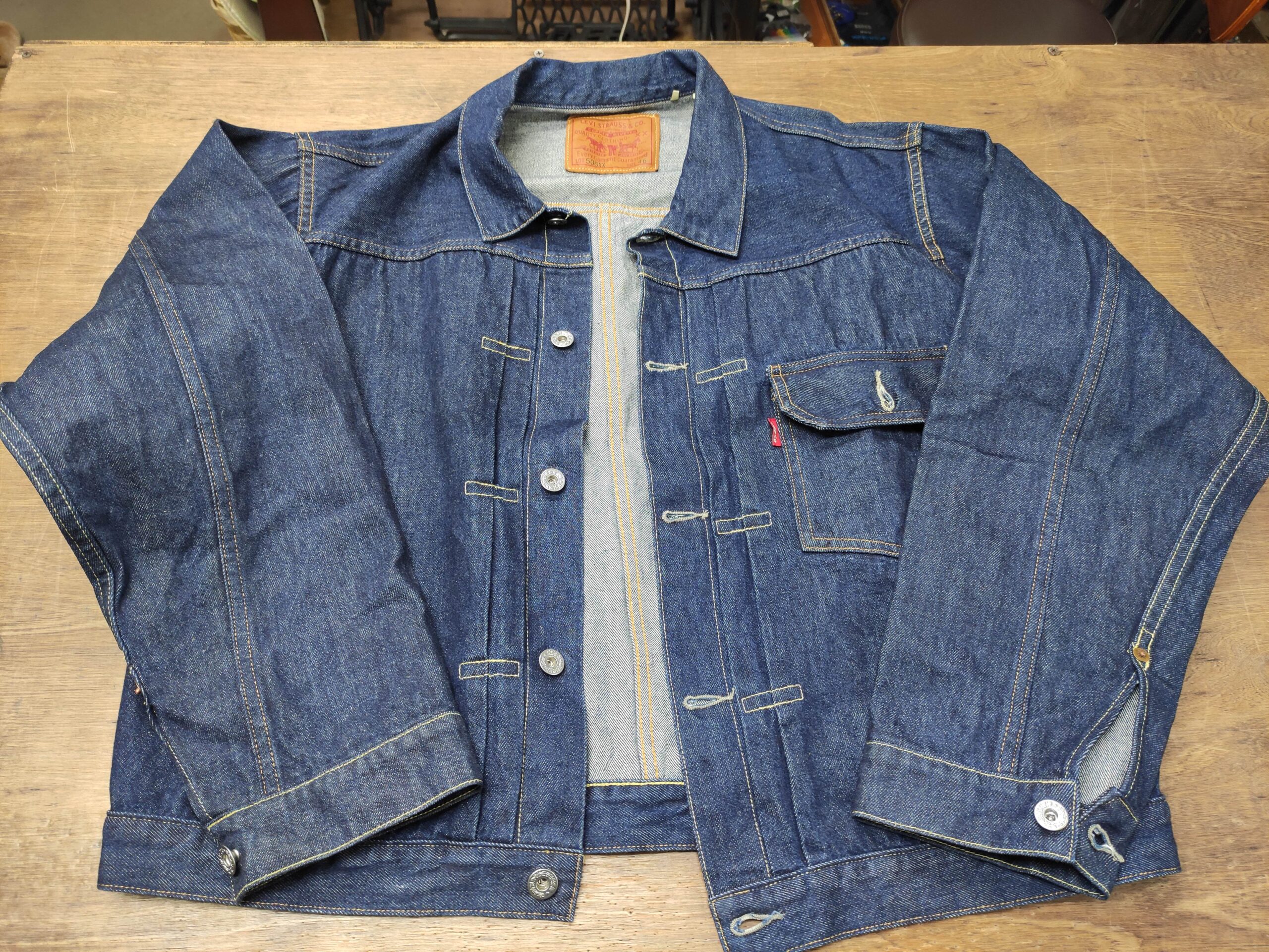 リーバイス506XX（1stジャケット）Tバック（46インチ）復刻