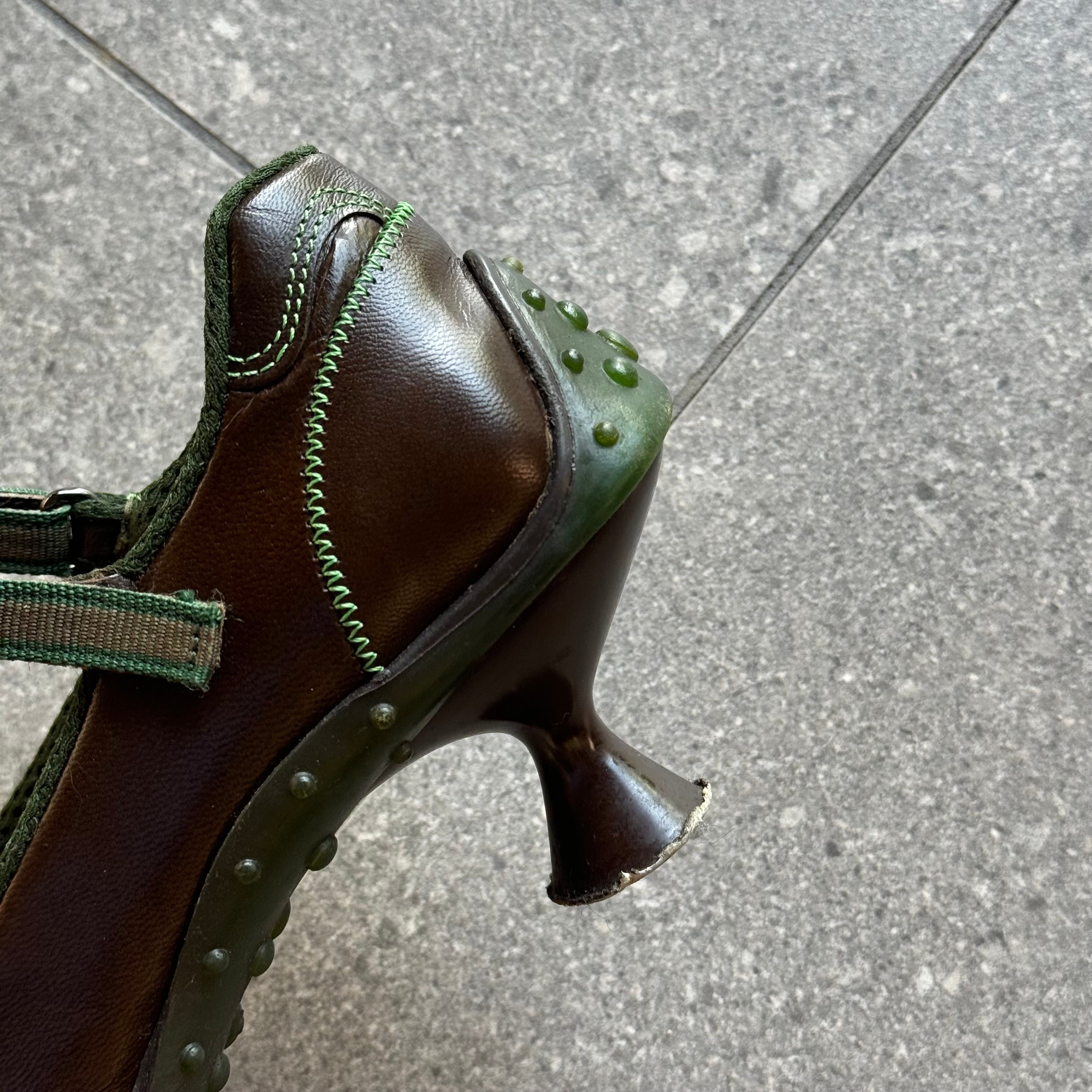 miu miu f/w 1999 mary jane bubble sole heels – hachi archive