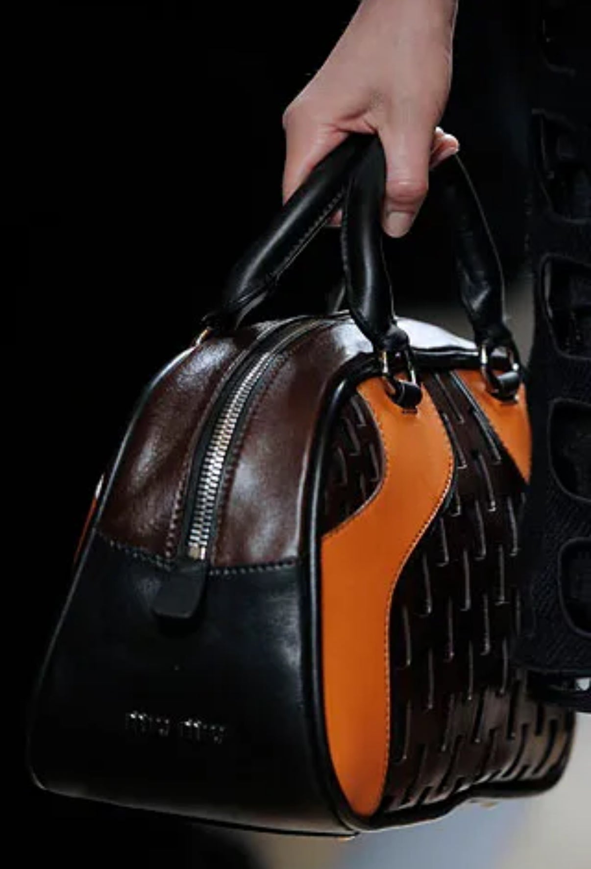 miu miu 2000s brown bowling bag – hachi archive