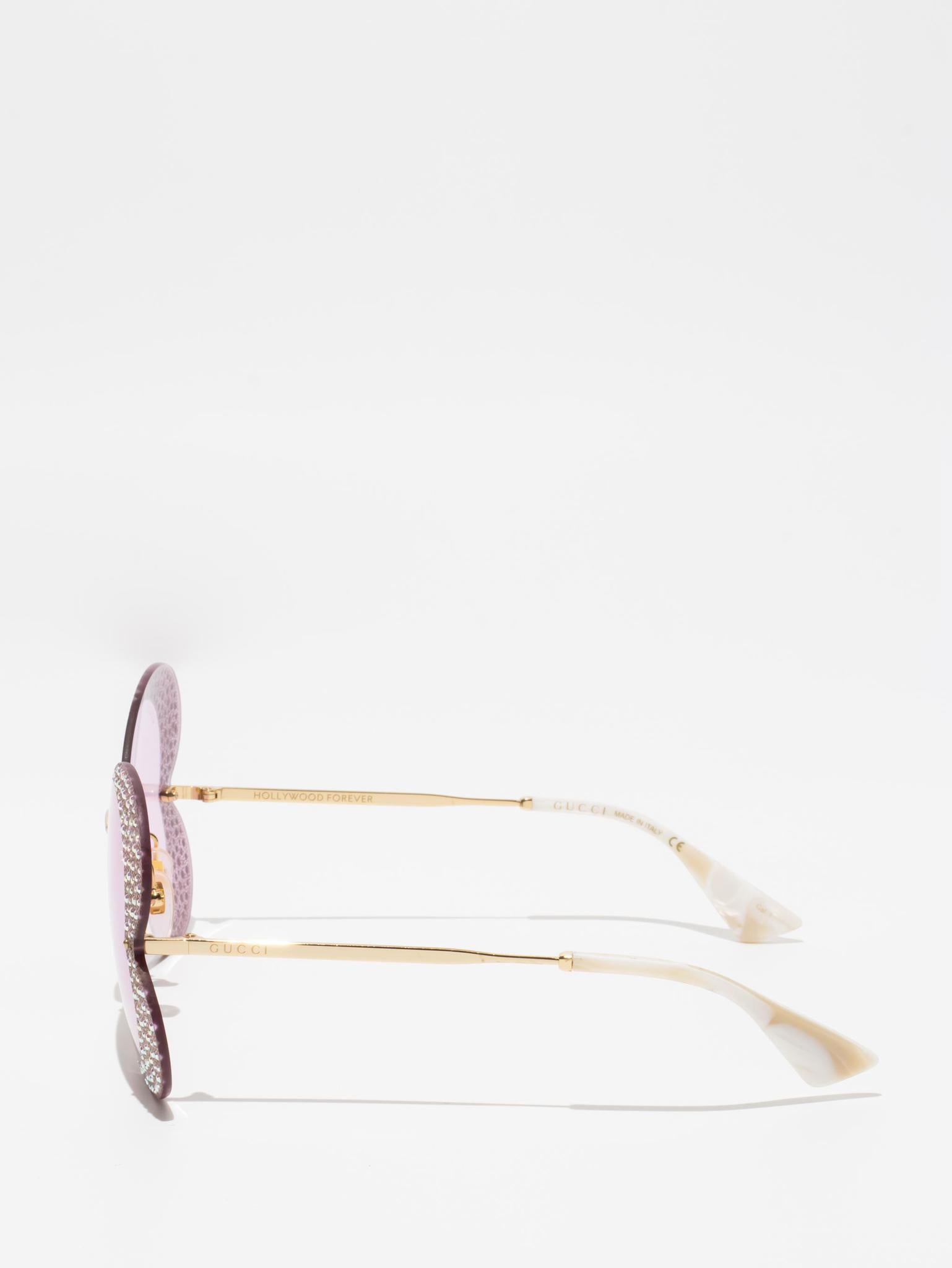 GUCCI | GG0897S 001 | HEART SUNGLASSES | HOLLYWOOD FOREVER – Hall