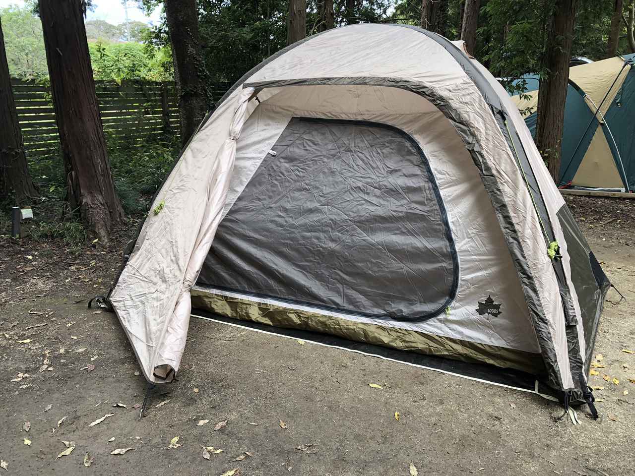 ロゴス「Tradcanvas エアマジック ドーム XL-BJ」】 かんたん設営で