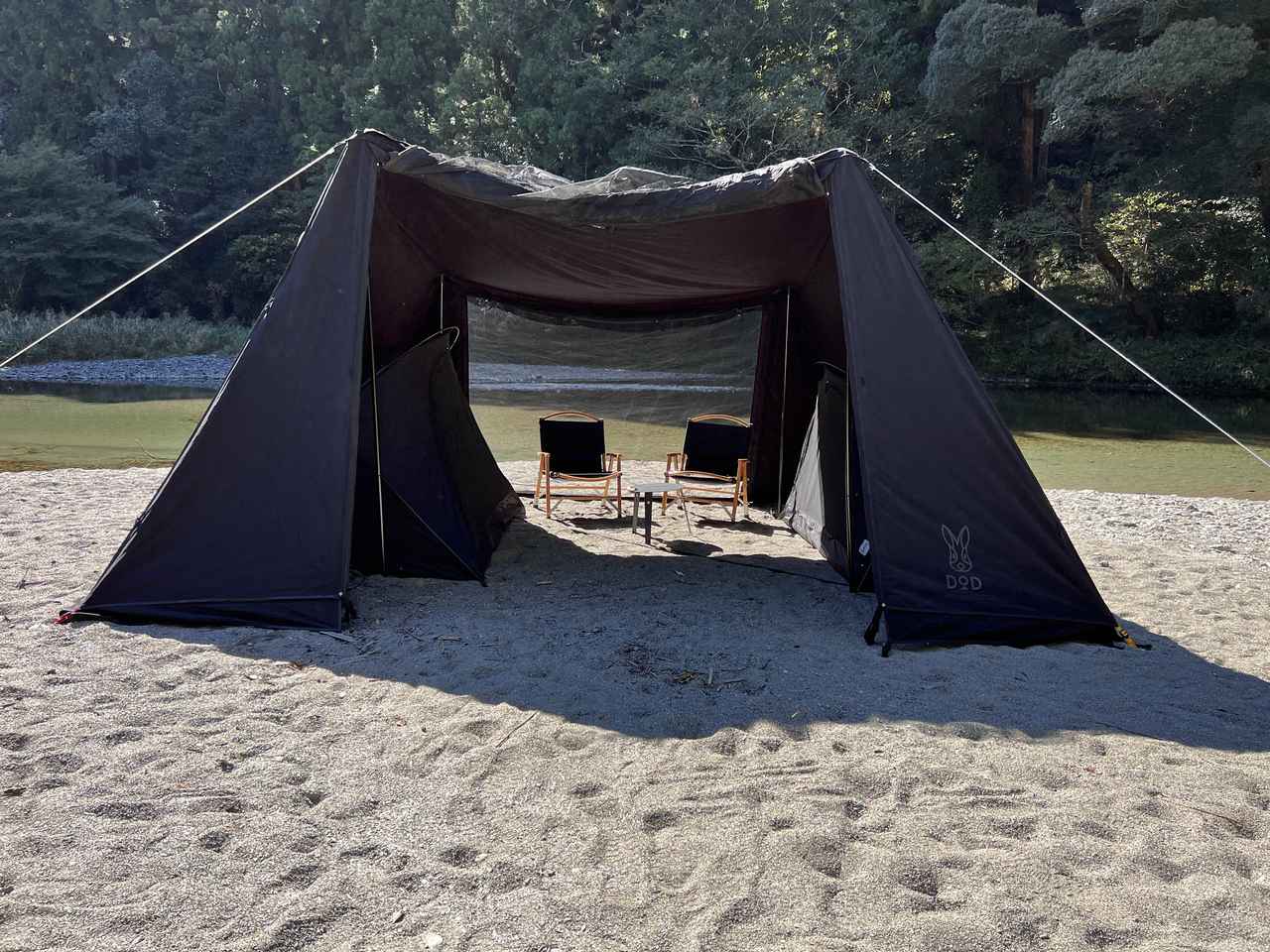 DOD「ヨンヨンベースTC」レビュー】快適シェルターテント！ソロ