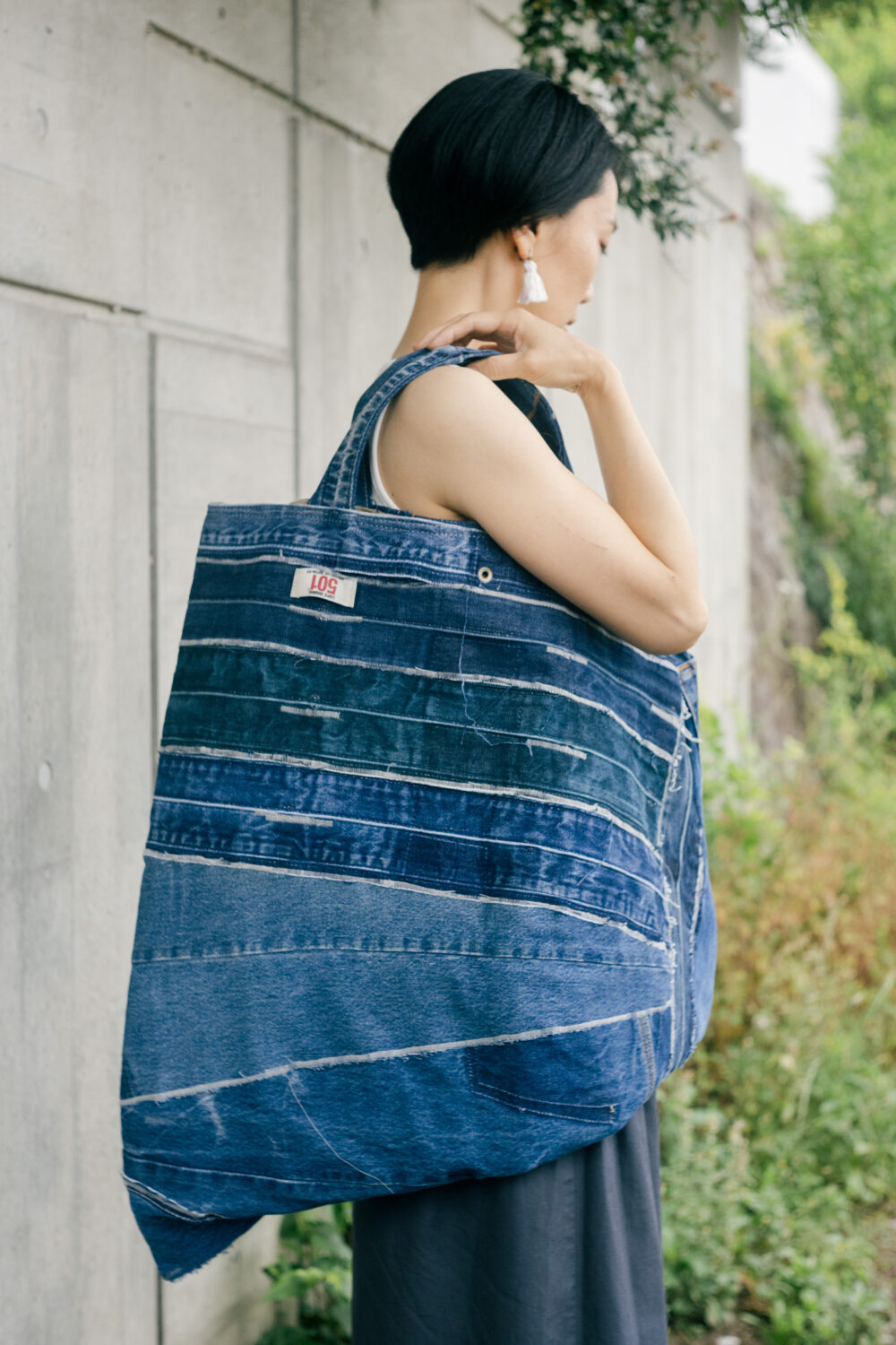 HAGITSUGI DENIM BAG | harunomura