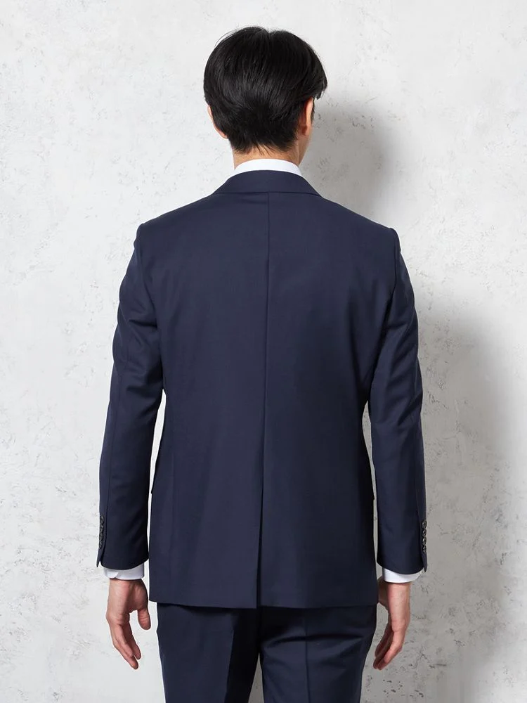 イタリア製高級生地使用(ゼニア)】スーツ 2つボタン ウール100