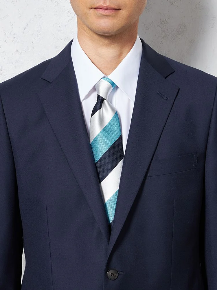 イタリア製高級生地使用(ゼニア)】スーツ 2つボタン ウール100