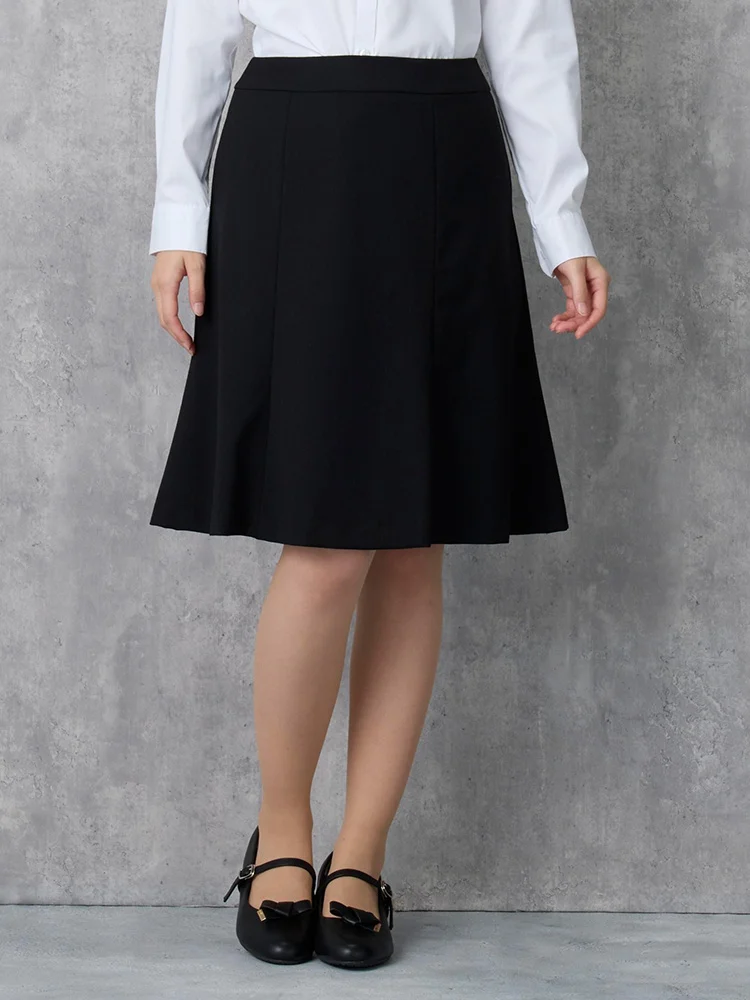 タイトスカート ウォッシャブル仕様 STOVEL MASON WHITE黒無地