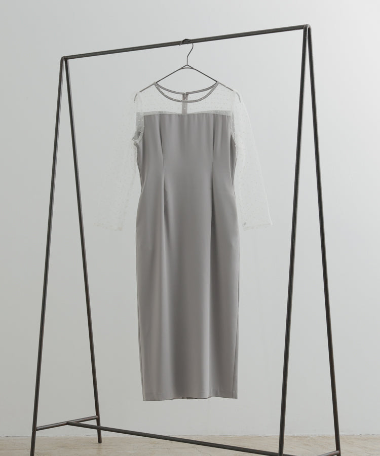 結婚式・お呼ばれドレス｜メニーウェイラッフルケープドレス/22324231