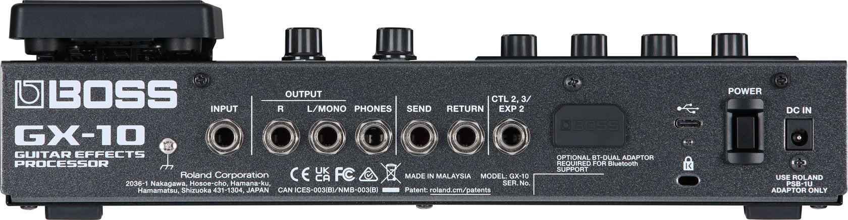 BOSS GX-10 Guitar Effects Processor – Harry's Guitar Shop