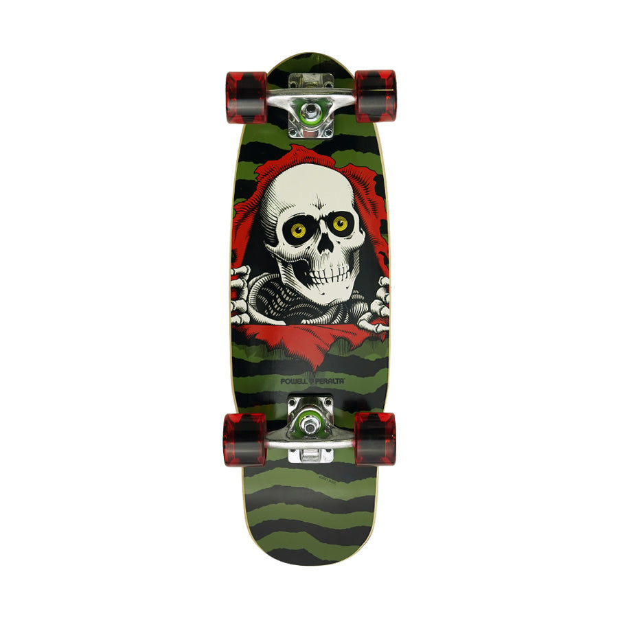 7.5in x 24in MICRO MINI RIPPER CRUISER COMPLETE OLIVE – ハスコ