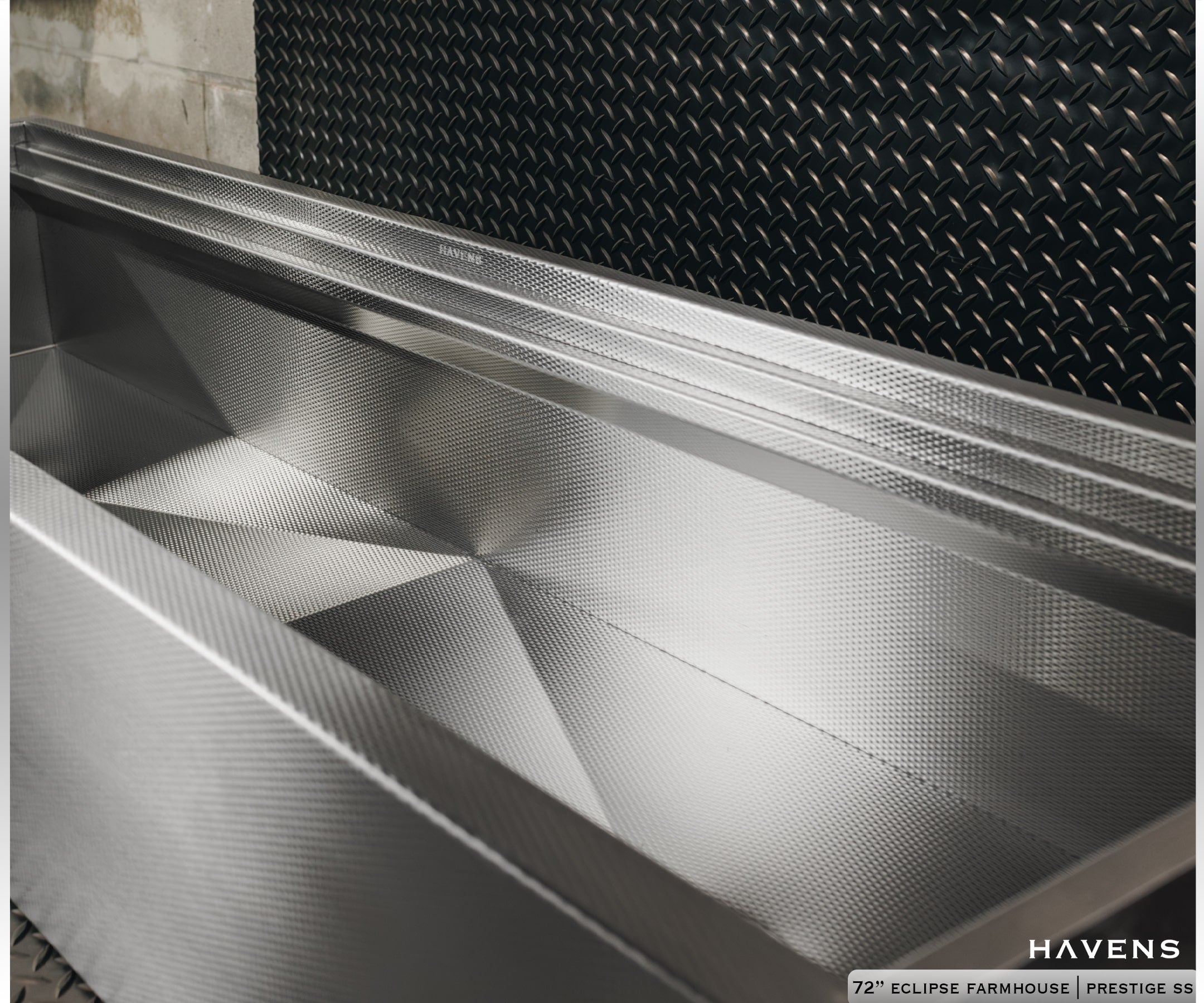 Eclipse Farmhouse Sink - USA Made Stainless Steel - Havens