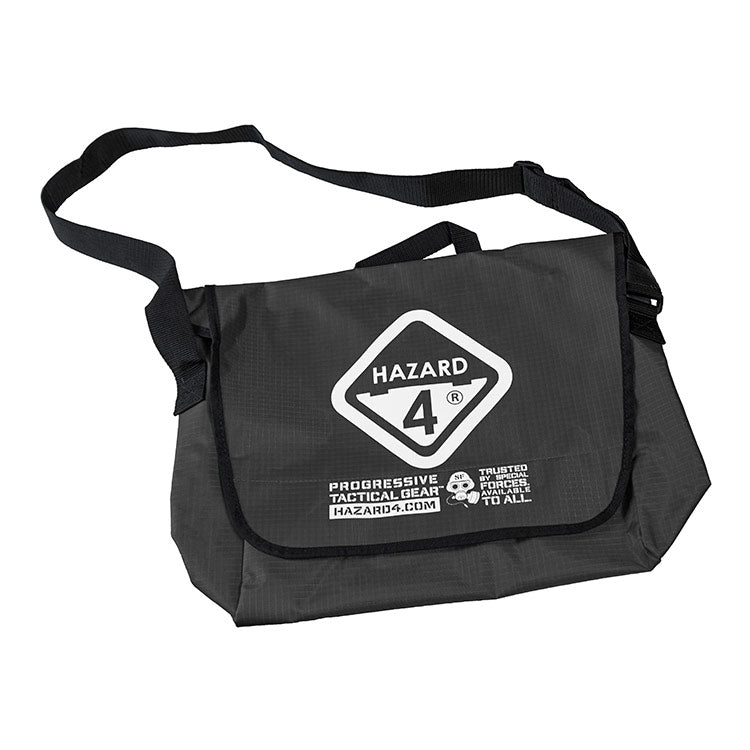 Simple Messenger: Hazard 4® Logo Shoulder Bag by Hazard 4
