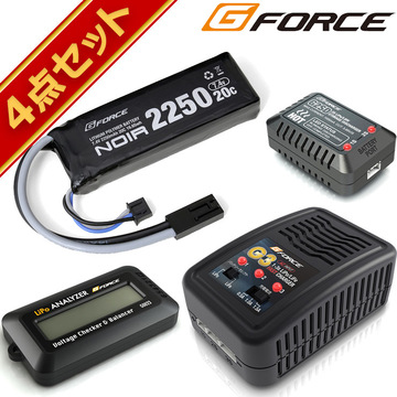 G FORCE ジーフォース Noir LiPo 7.4V 2250mAh 電動ガン ミニS リポ