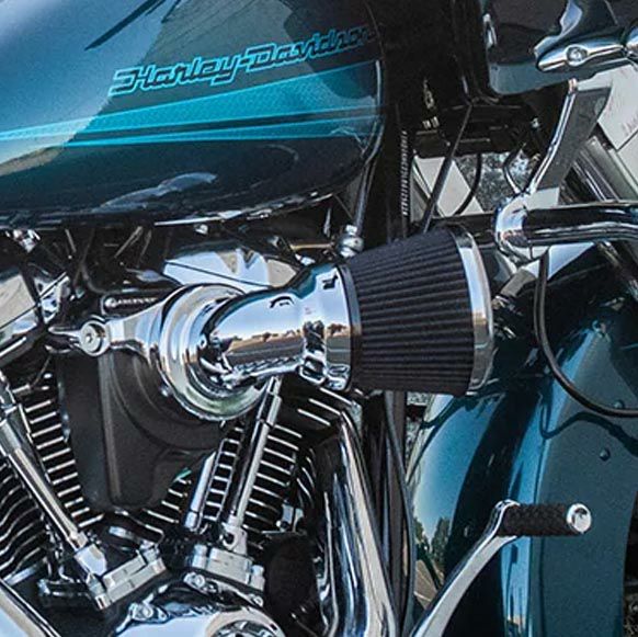 アレンネス VELOCITY 65°エアクリーナーキット クローム スポーツ