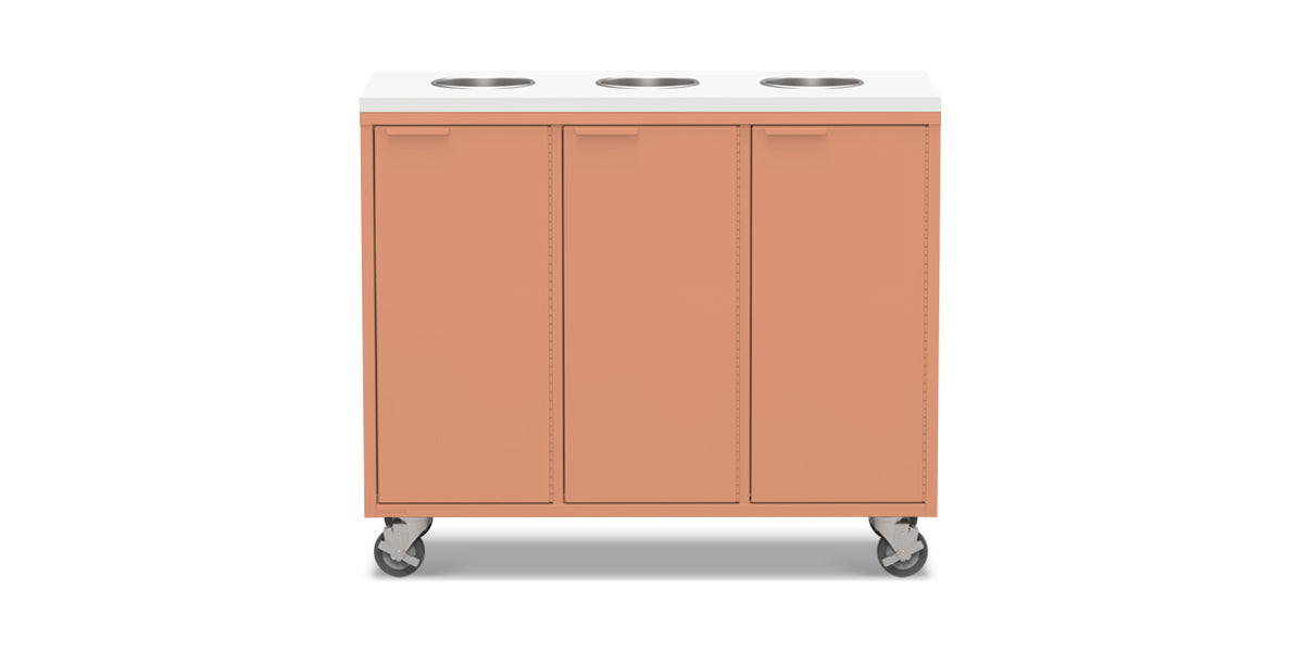 Active Duty Recycling Credenzas 47W | 3 Bin - Heartwork Inc