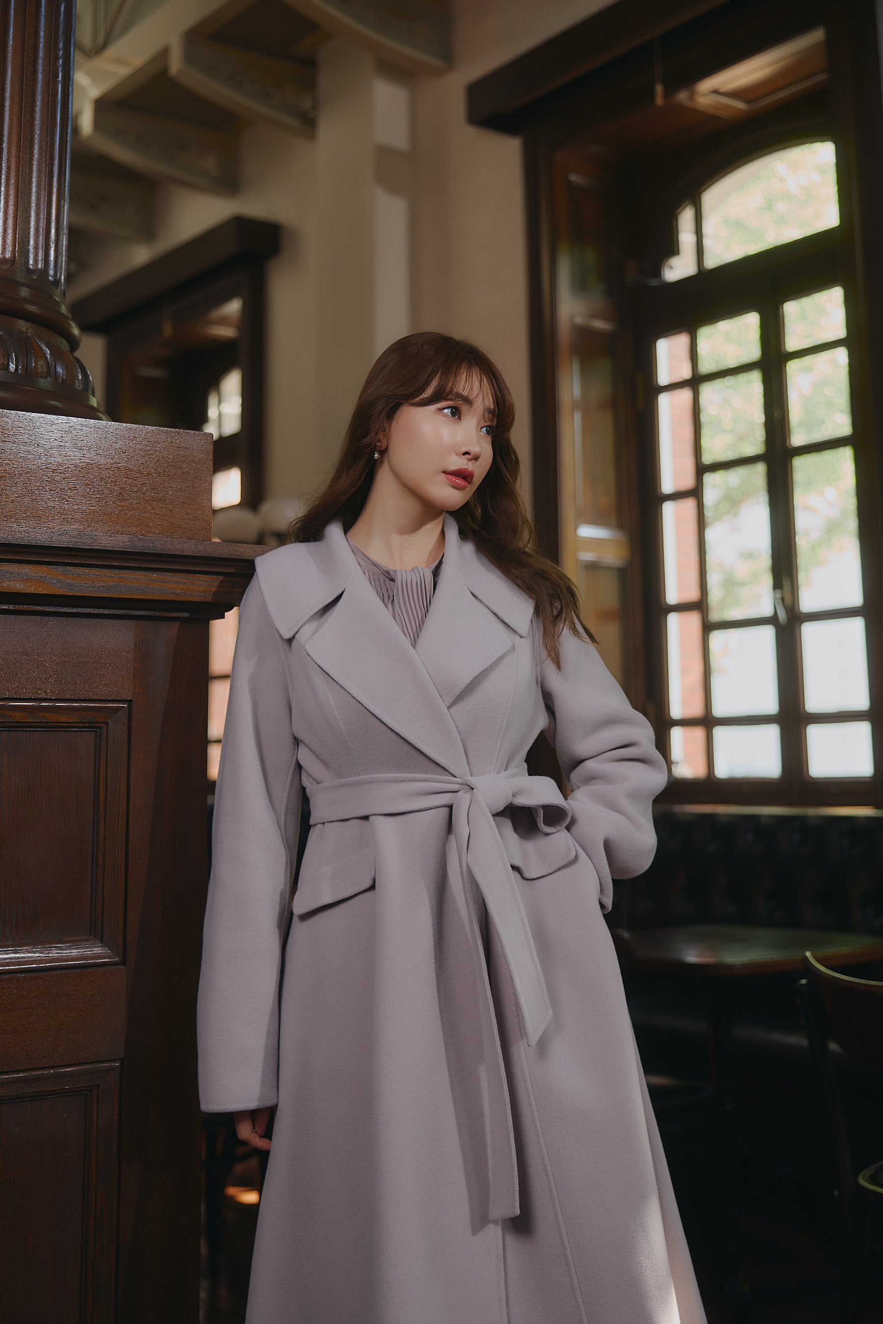 Hamilton Wool Rever Flared Coat