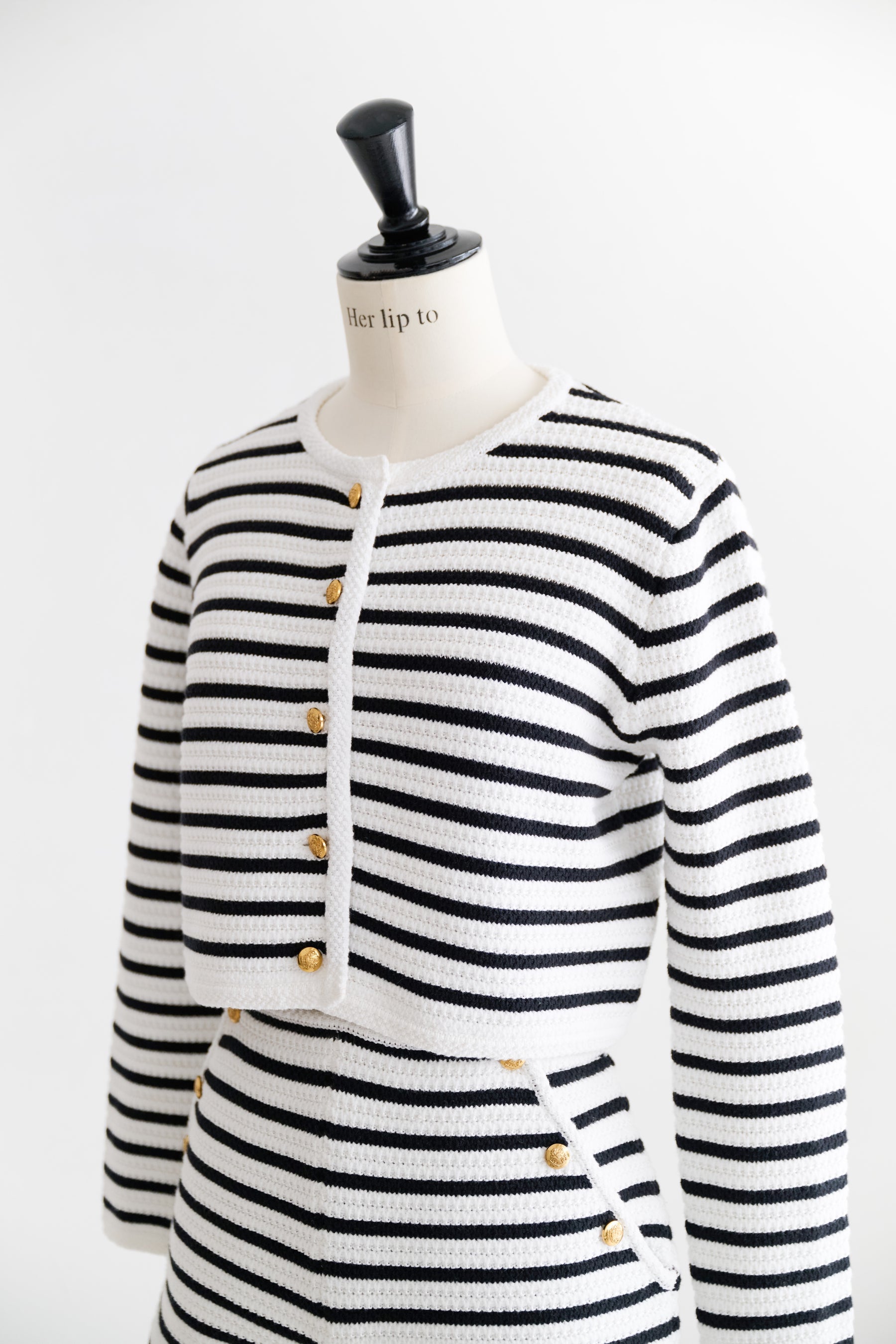 Muriel Striped Knit Jacket