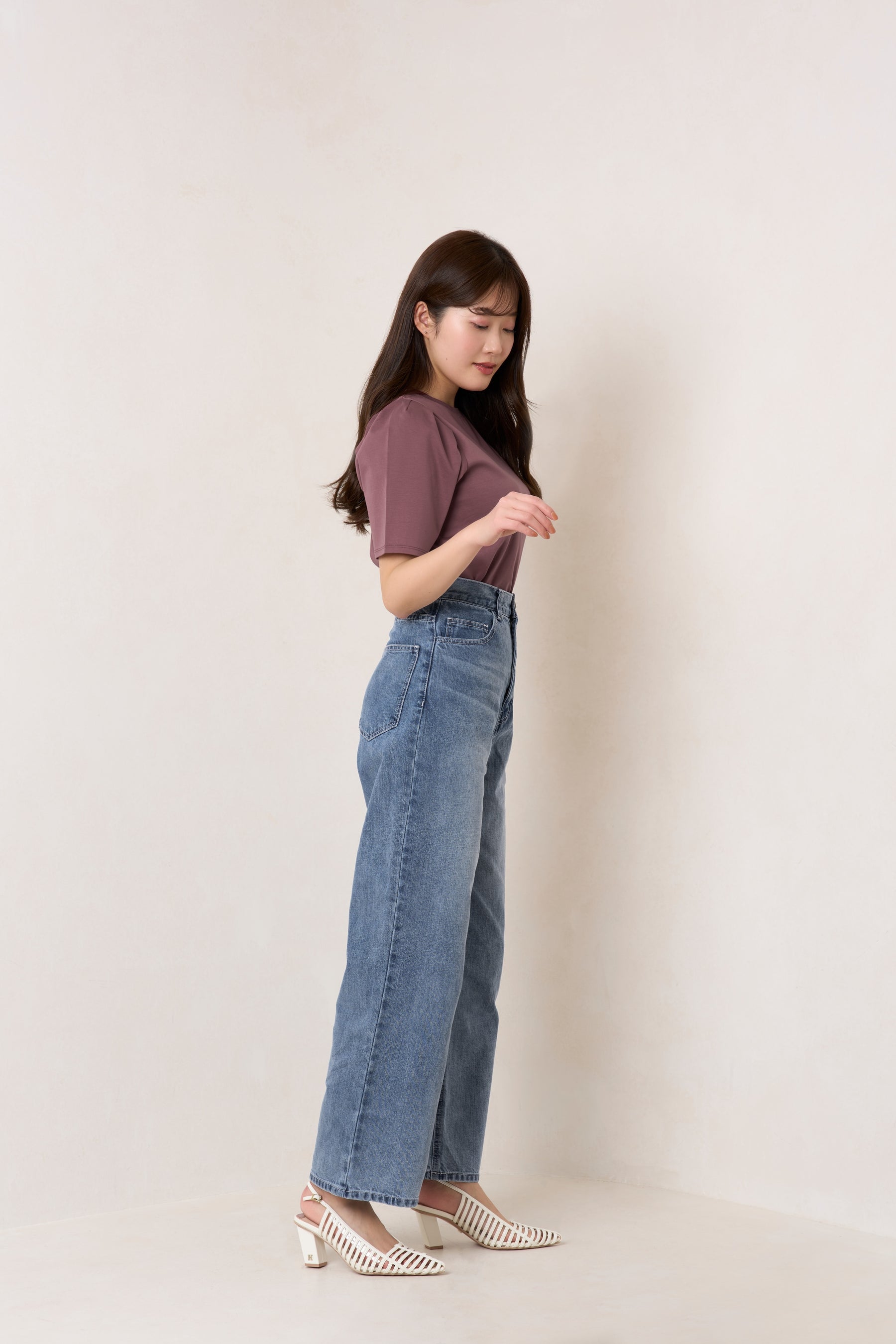 新色】Milano Wide-Straight Jeans