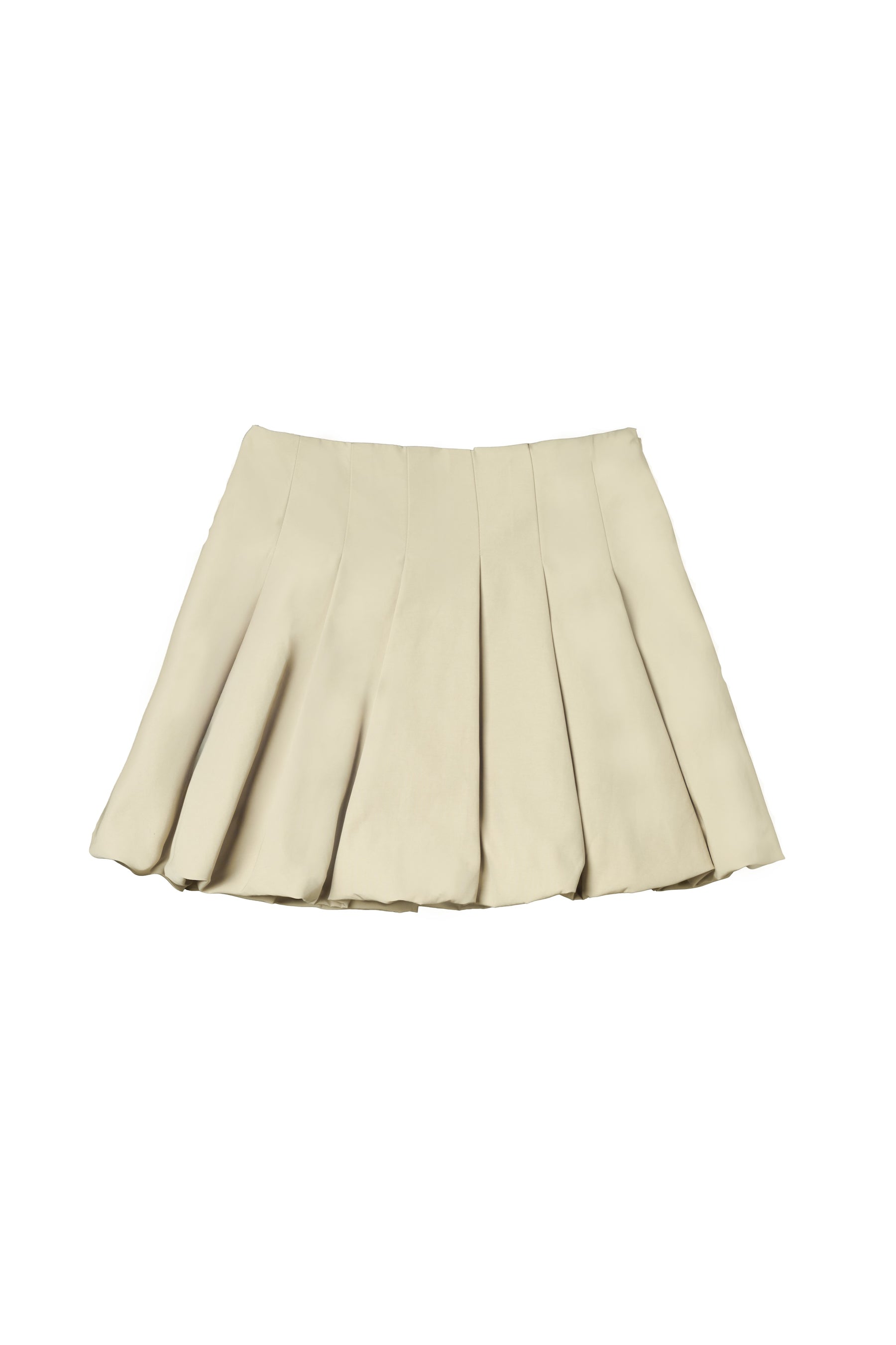 Bubble Cotton Mini Skirt