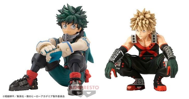 ヒロアカ』座らせて飾ることができるフィギュアシリーズ「Break time