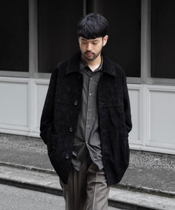 ssstein / シュタイン】COW SUEDE CAR JACKET - BLACK | 公式通販