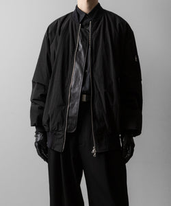 ssstein / シュタイン】WINDPROOF NYLON OVERSIZED FLIGHT JACKET