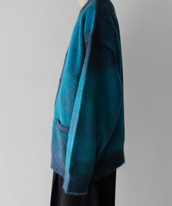 stein / シュタイン】GRADATION MOHAIR CARDIGAN - BLUE GREEN | 公式