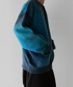 stein / シュタイン】GRADATION MOHAIR CARDIGAN - BLUE GREEN | 公式