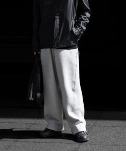 ssstein / シュタイン】COTTON DOUBLE KNIT TWIST SEAM PANTS - TOP