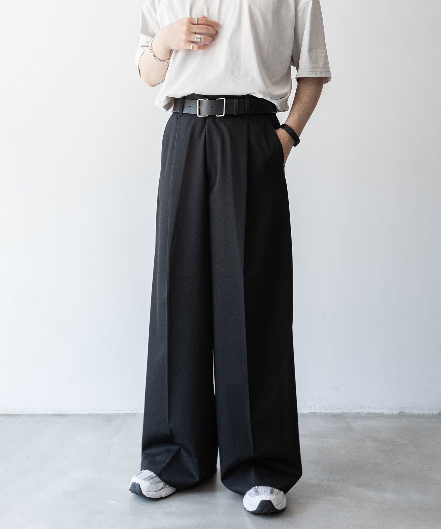 stein】EXTRA WIDE TROUSERS - BLACK | 公式通販サイト session