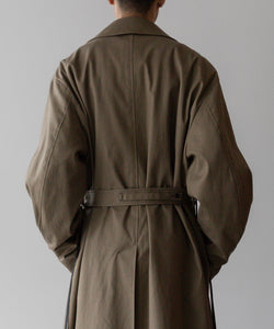 stein】OVERSIZED DOUBLE BREASTED COAT - DARK BEIGE | 公式通販