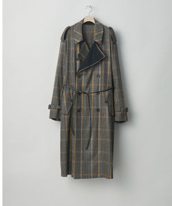 stein / シュタイン】OVERSIZED DOUBLE LAPELED TRENCH COAT - GLEN