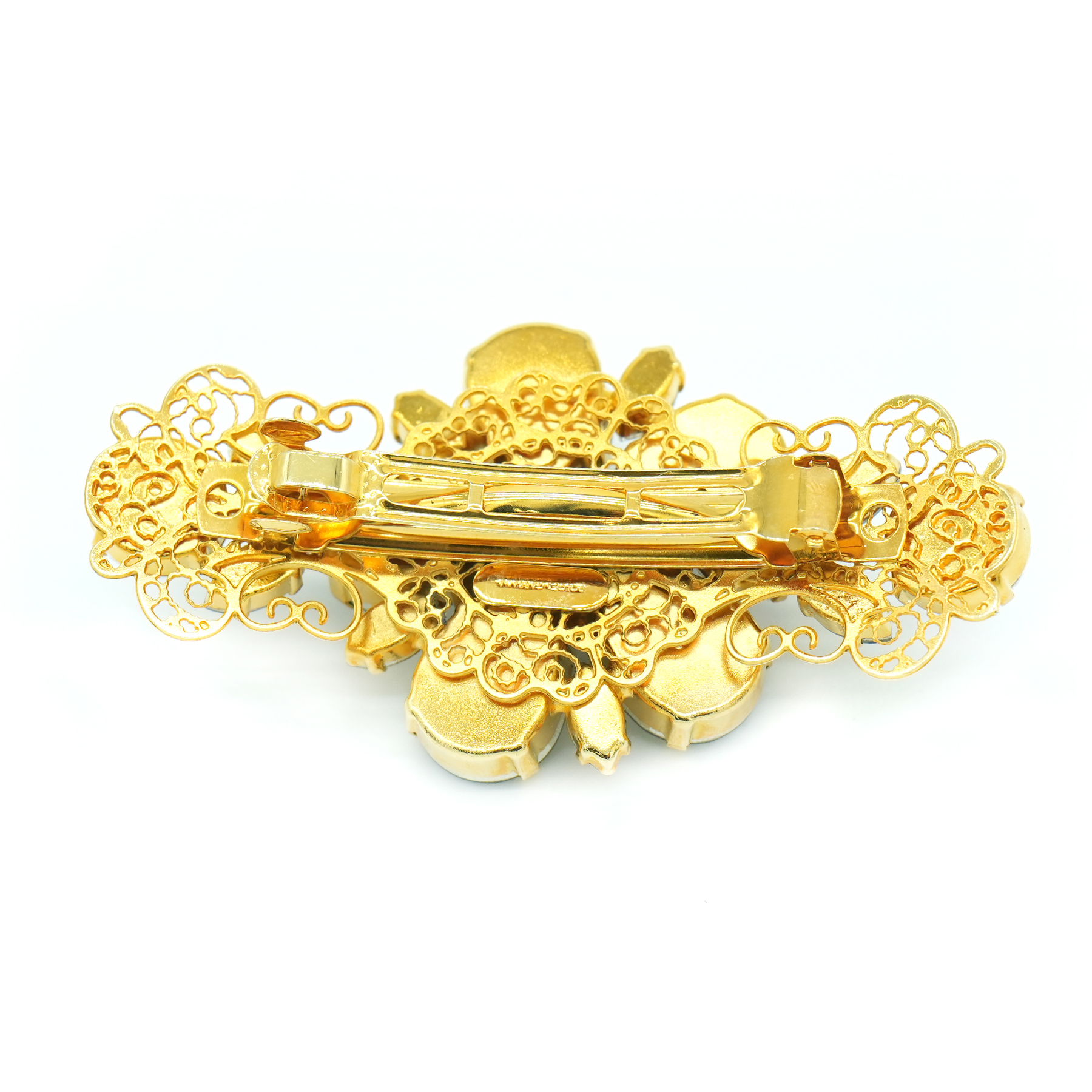 DOLCE＆GABBANA ヘアアクセサリー バレッタ 花