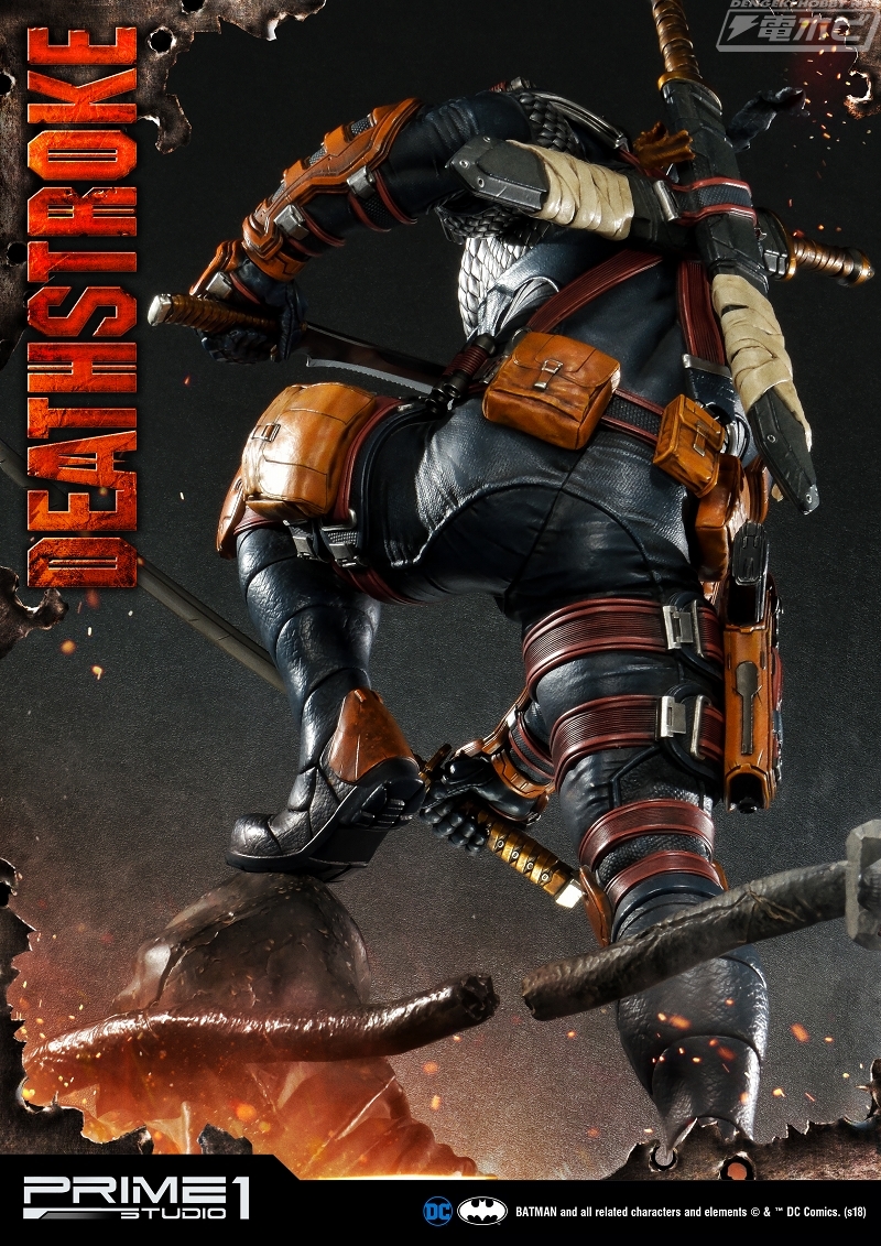 バットマン』でも人気のヴィラン「デスストローク」が好戦的なポーズで