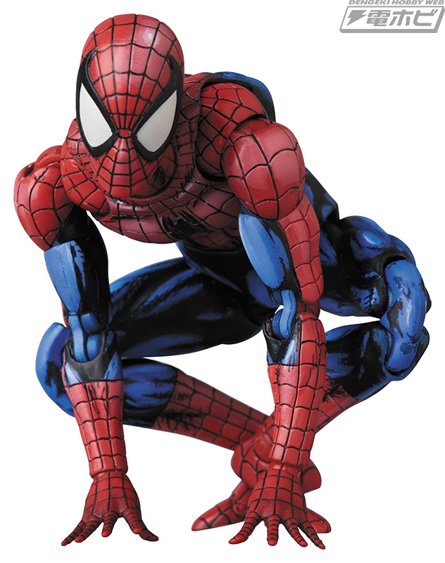アクションフィギュア「MAFEX」のスパイダーマンが、「COMIC PAINT」版