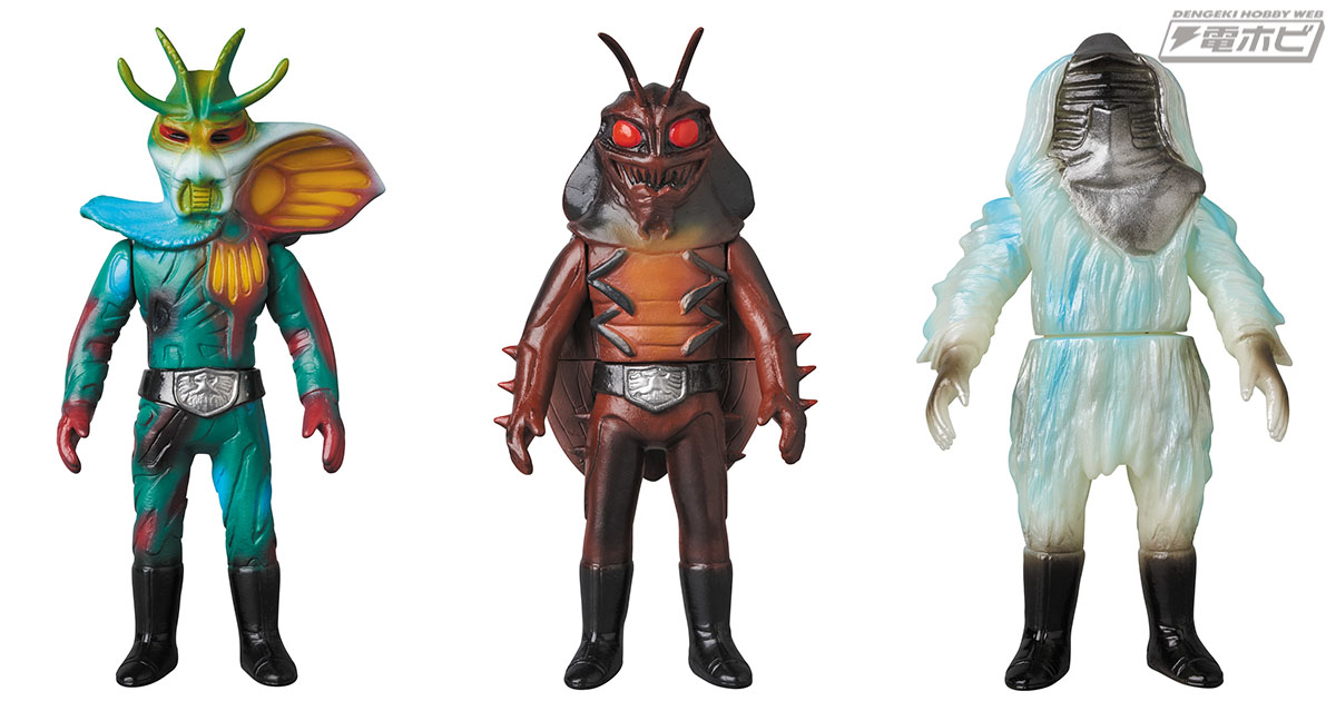 東映レトロソフビコレクション」ミドルサイズの新作は毒蝶ギリーラ