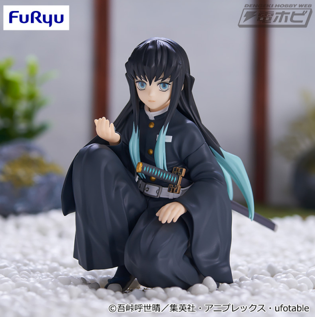 アニメ「鬼滅の刃」より、時透無一郎と冨岡義勇がぬーどるストッパー