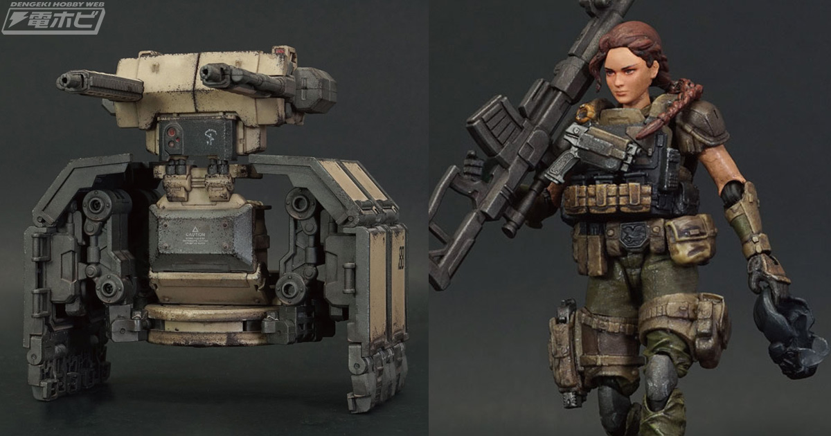 ハードボイルドな世界観がかっこいい！1/18スケールオリジナルSF可動