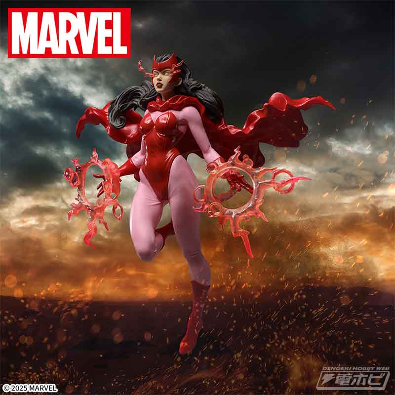真紅の魔女「スカーレット・ウィッチ」のリアルフィギュアがセガ