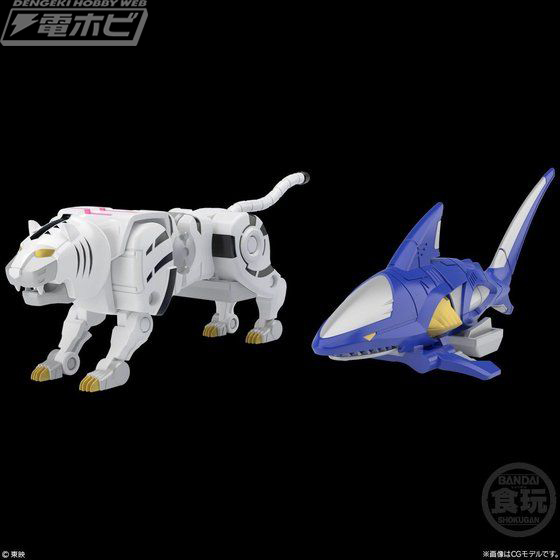 バンダイの新食玩プラキット「SMP」の第1弾『百獣戦隊ガオレンジャー