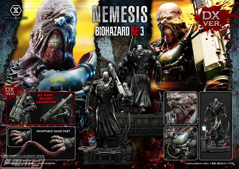 バイオハザードRE:3』の「ジル・バレンタイン」と「ネメシス」が