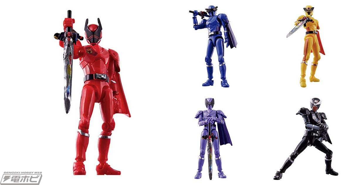 王様戦隊キングオージャー』全身約20カ所可動の食玩フィギュア「勇動