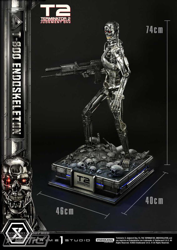 ターミネーター2』T-800 エンドスケルトンのスタチューがプライム1